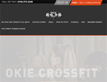 Tablet Screenshot of okiecrossfit.com